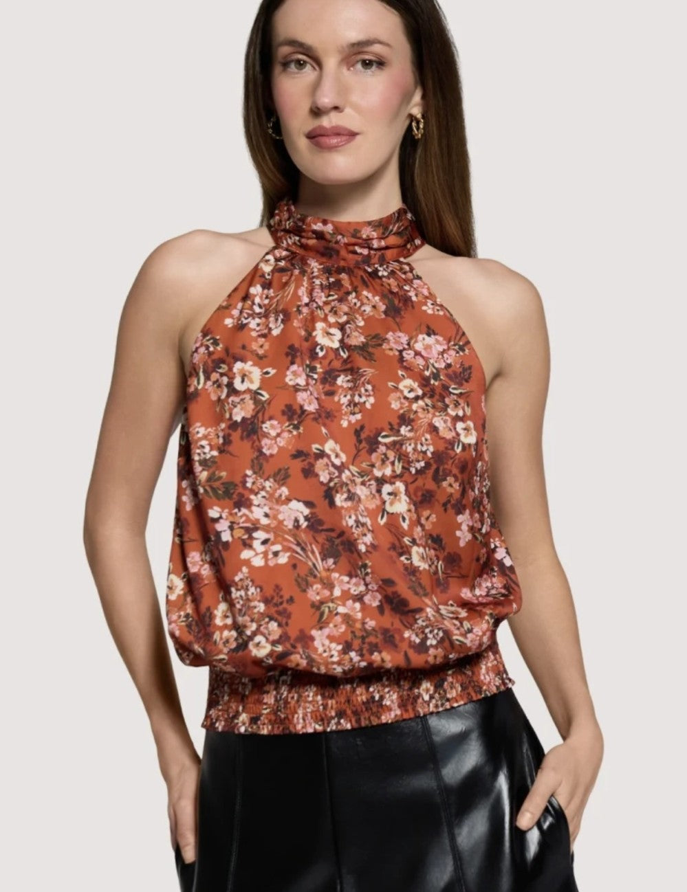 Fall Bouquet Halter Top|8357