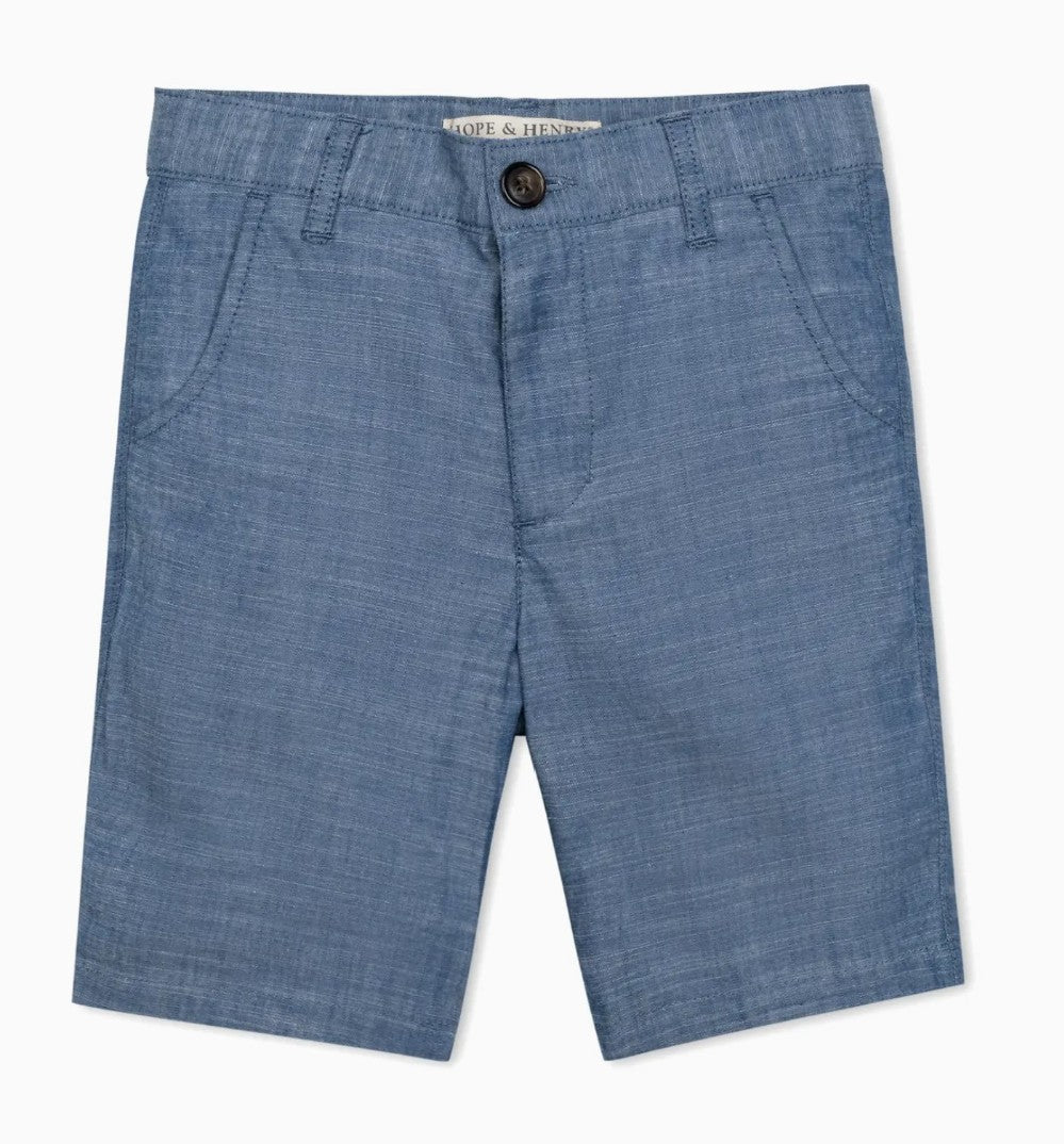 Organic Chambray Short|7389