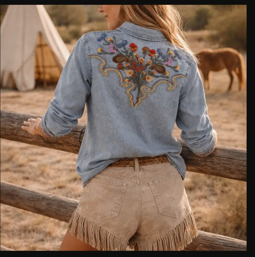 Dakota Bloom Embroidered|8176