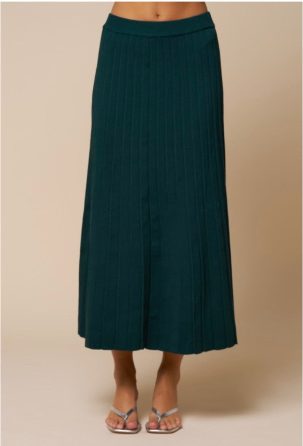 teal high wasted sweater skirt|8405