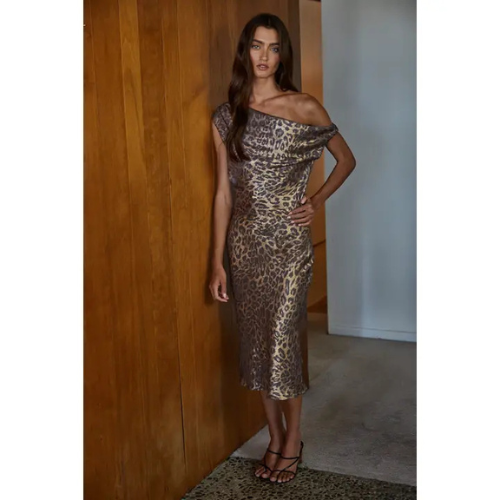 Leopard Midi Dress|6749