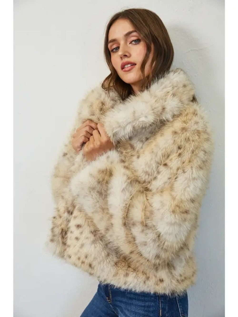 Animal Pattern Faux Fur|6936