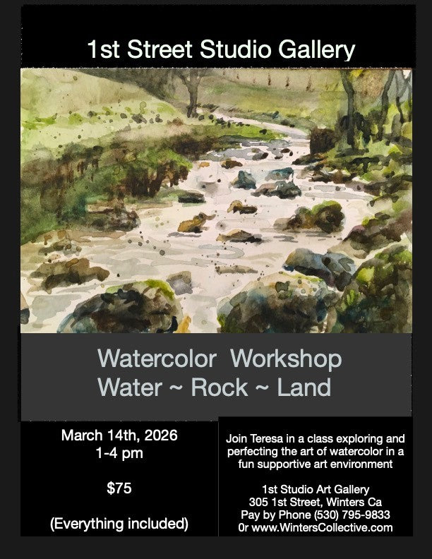 Watercolor Water,  Rock & Land Class|7276