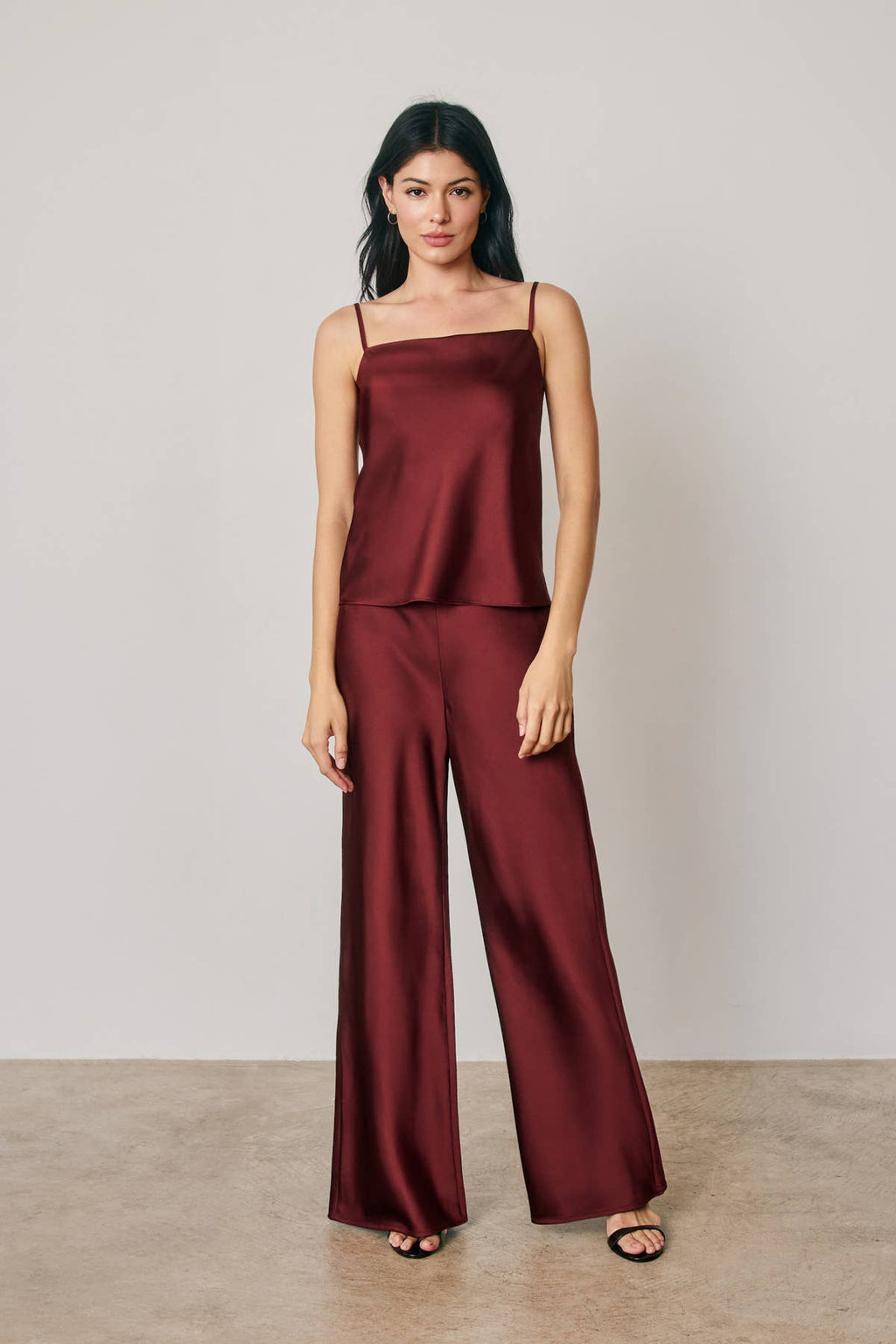 Satin Square Neck Cami Top (1)