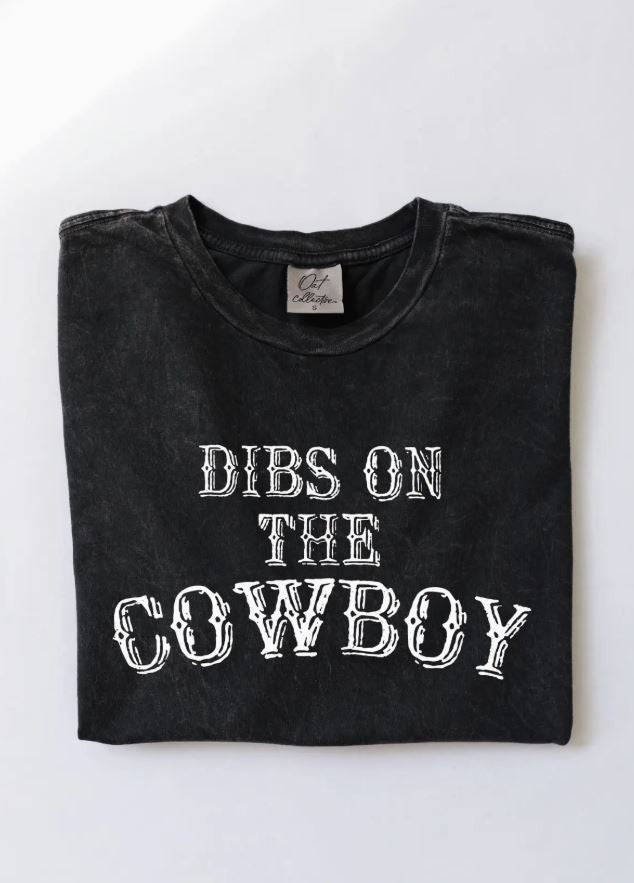 Dibs On the Cowboy Graphic Top|5904