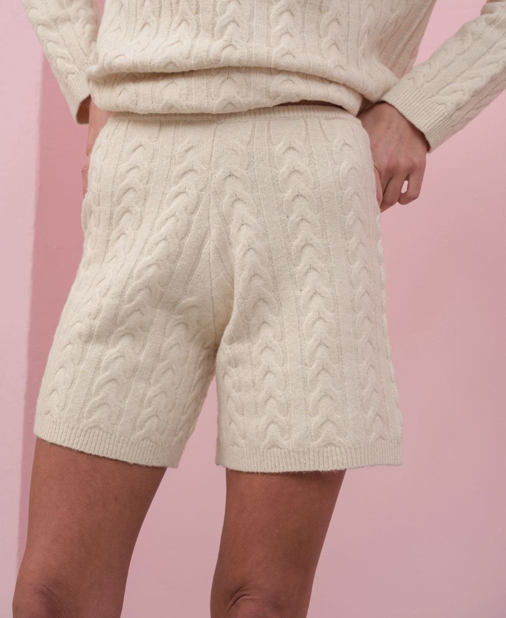 Cable Sweater Shorts|6265