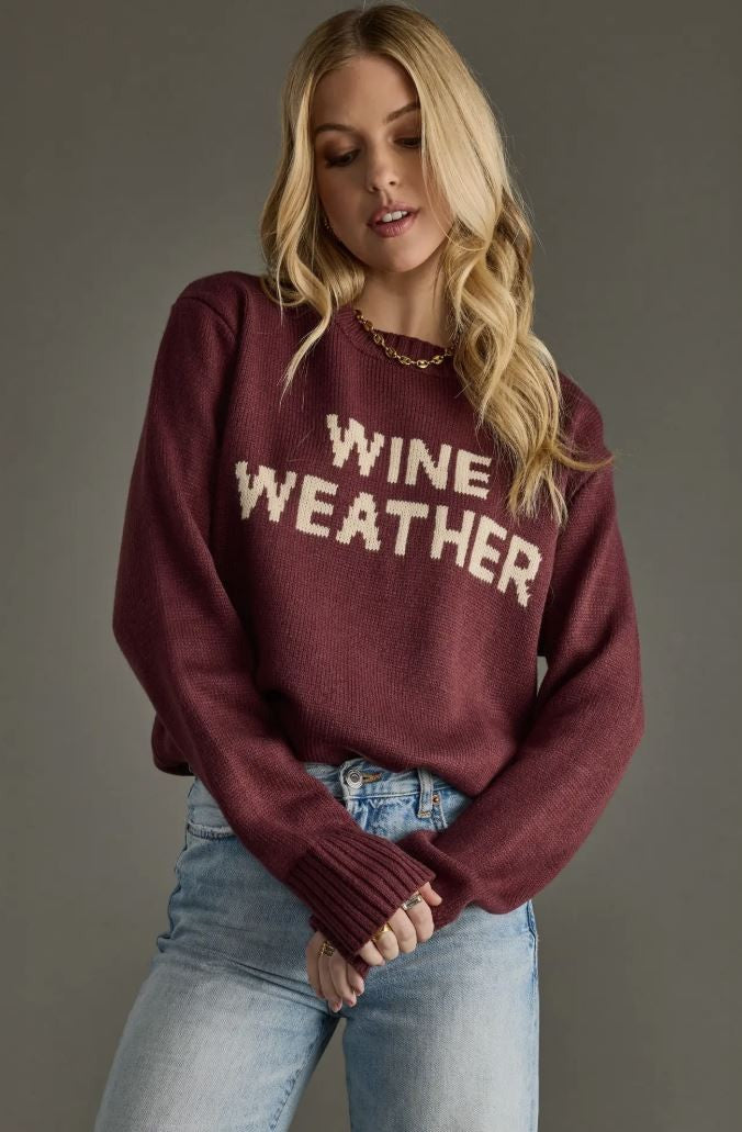 Wine Weather Sweater|6330