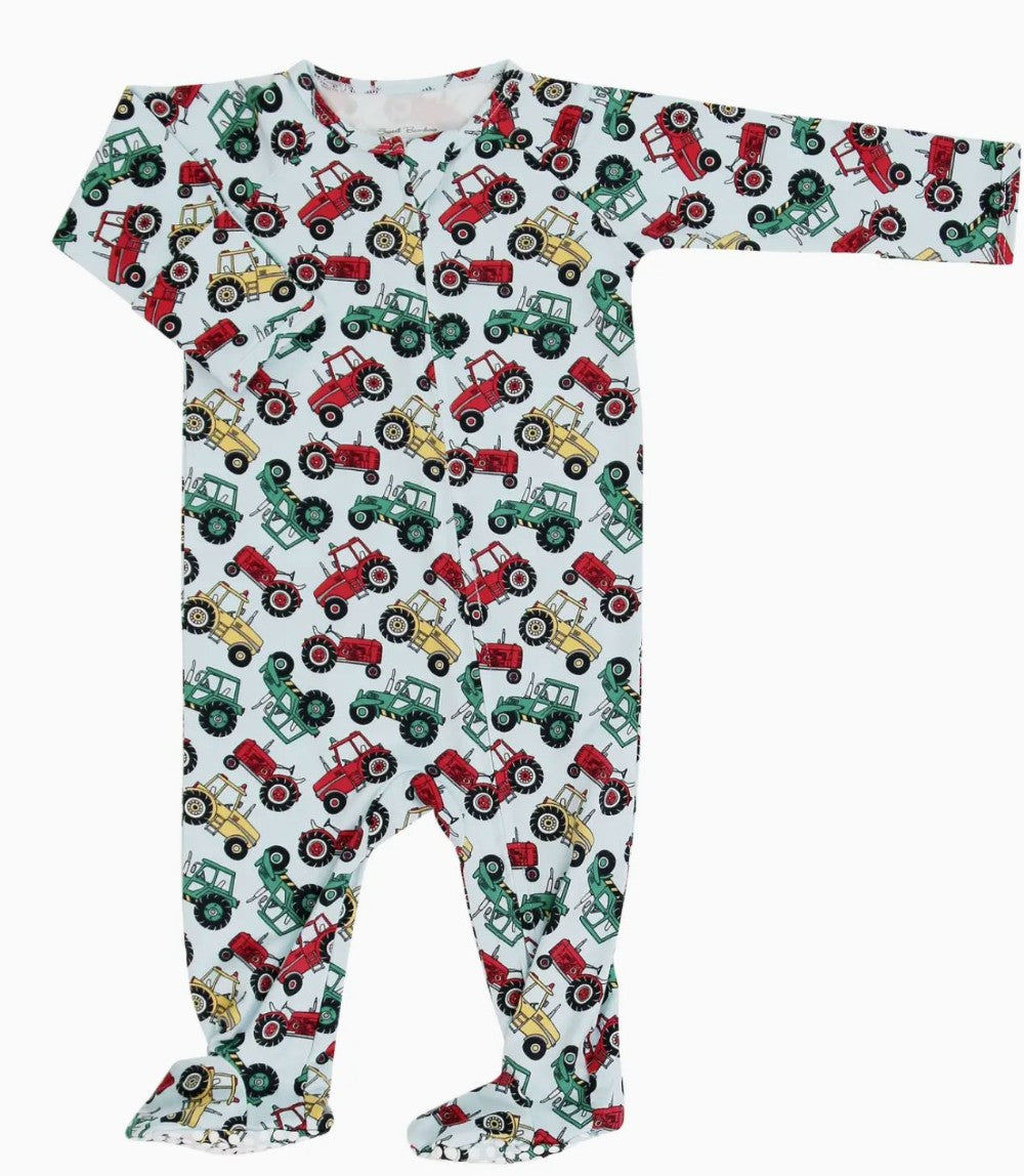 Down On the Farm Zipper Footie|6466