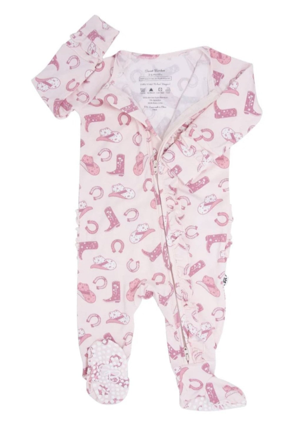 Cowgirl Ruffle Footie|6471