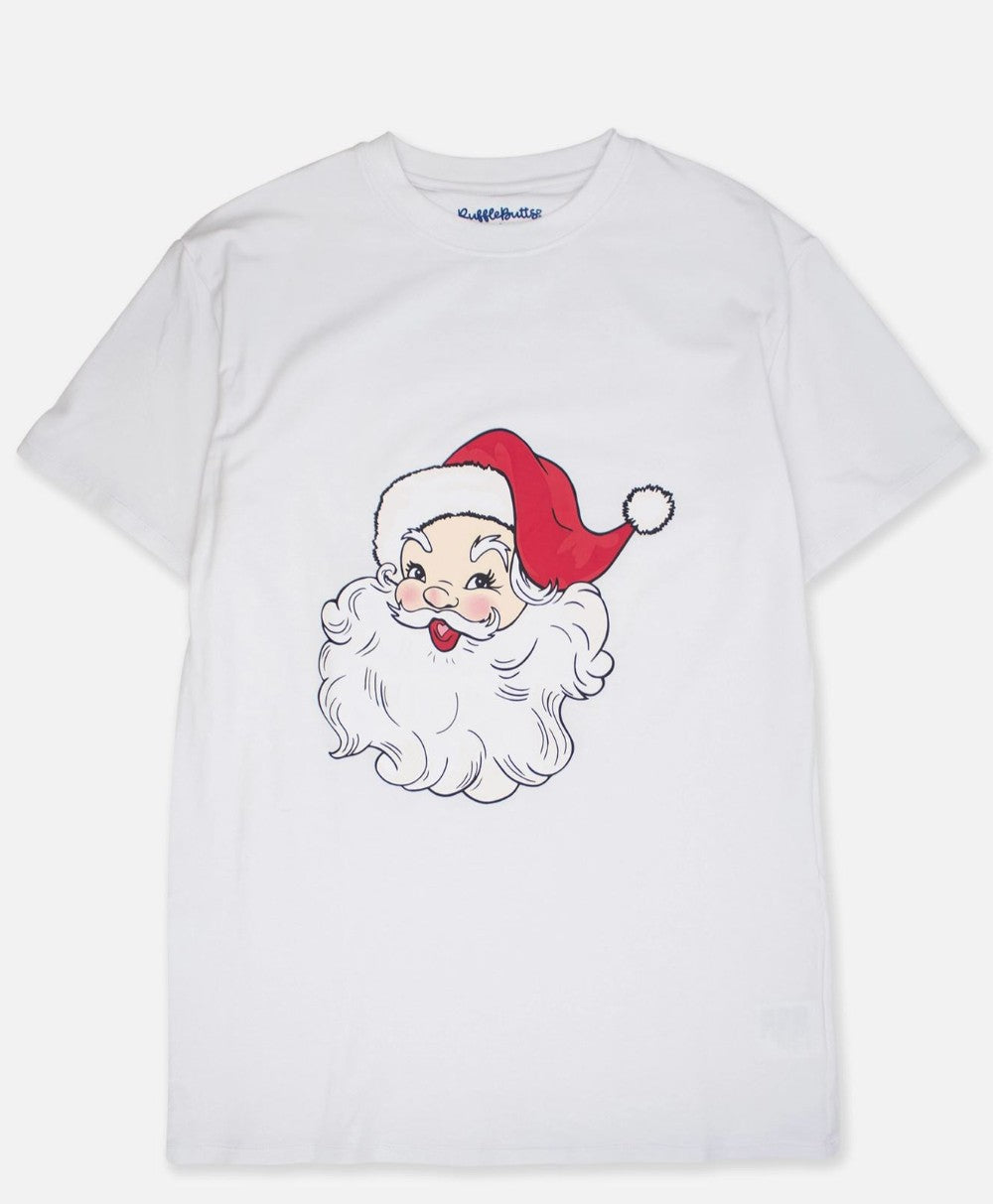 Unisex Adult Santa Short Sleeve Graphic Tee|6566
