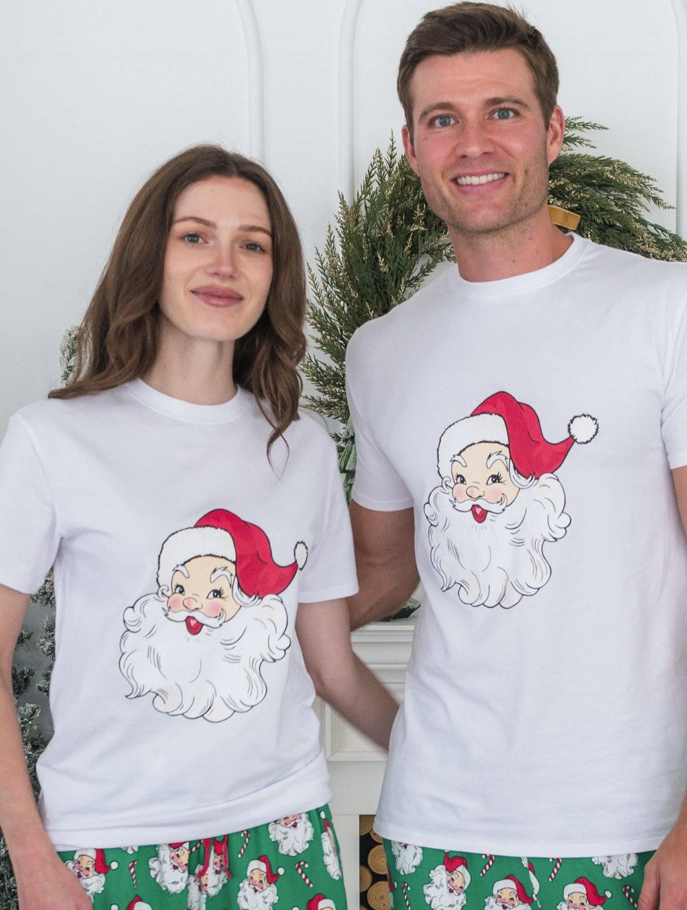 Unisex Adult Santa Short Sleeve Graphic Tee|6567