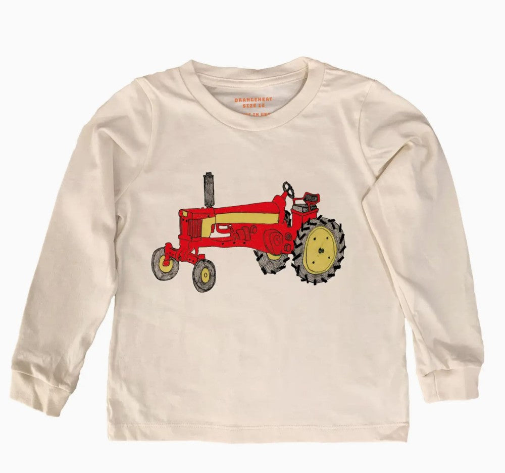 Red Tractor - Kids Organic Long Sleeve|6608