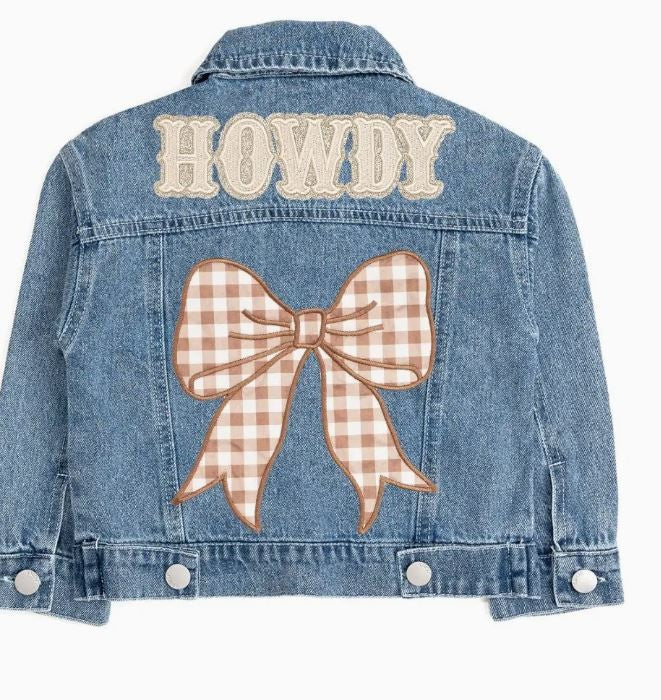 Denim Jacket w bow|6678