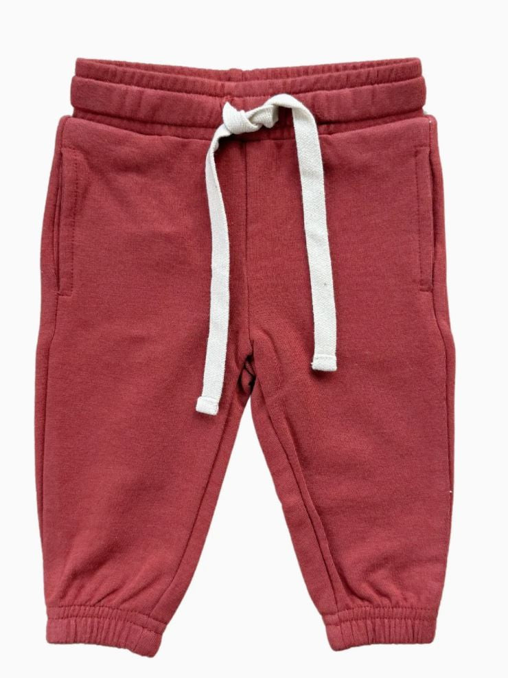 Boys Berry Red Joggers|6690