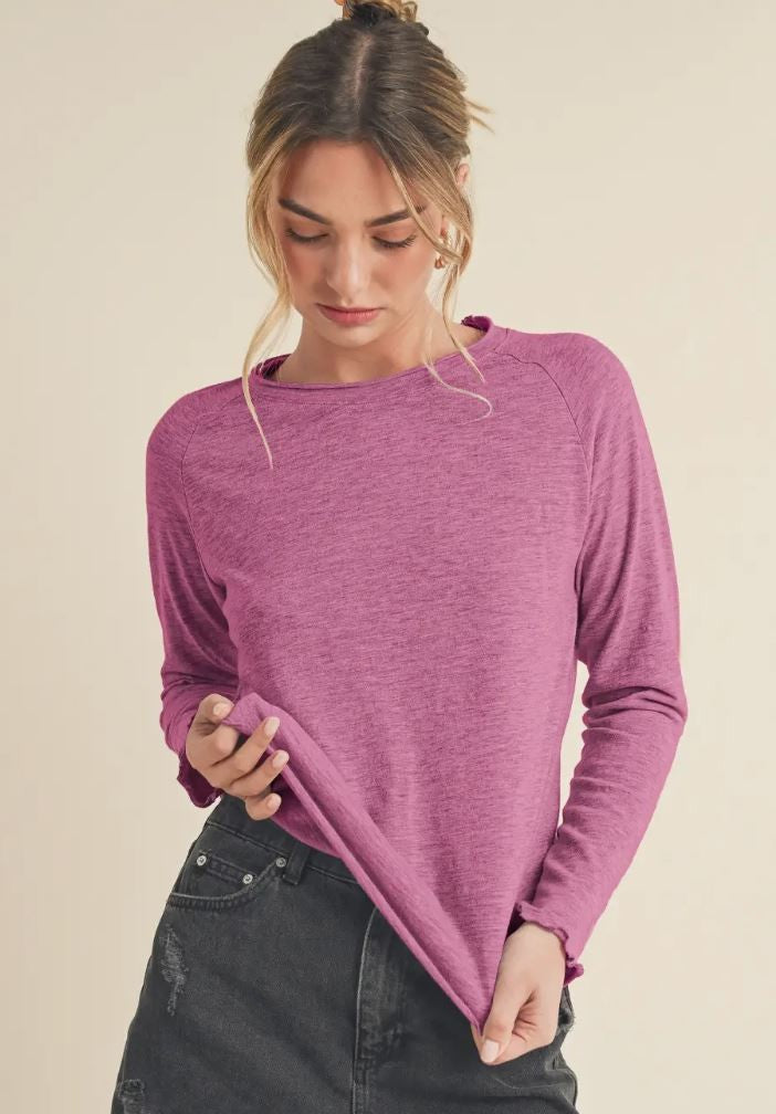 Gwen Baby Long Sleeve - Berry|6729