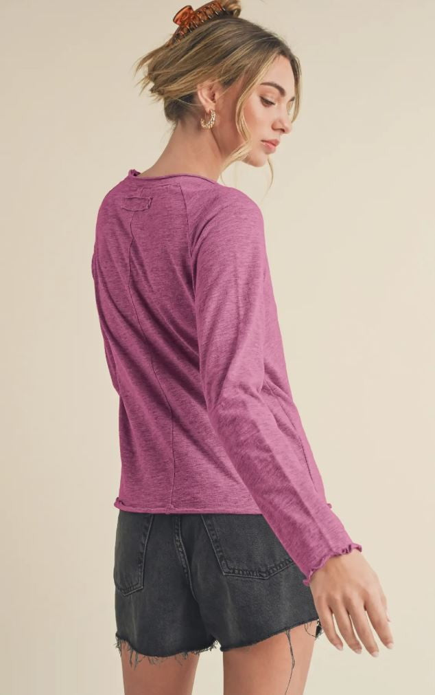 Gwen Baby Long Sleeve - Berry|6730
