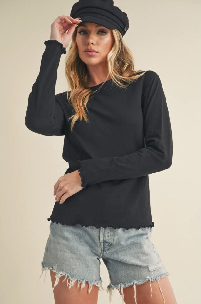 Gwen Baby Long Sleeve - Black|6731