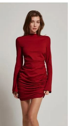 Ciella Ruched Mini Dress|6864