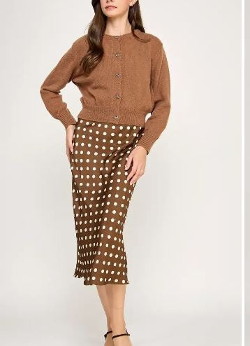 Skirt-Cocoa Cream|7085