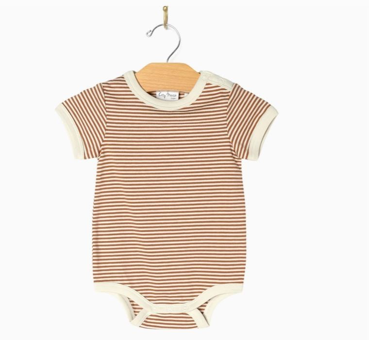 Bodysuit- Toffee Stripe|7357