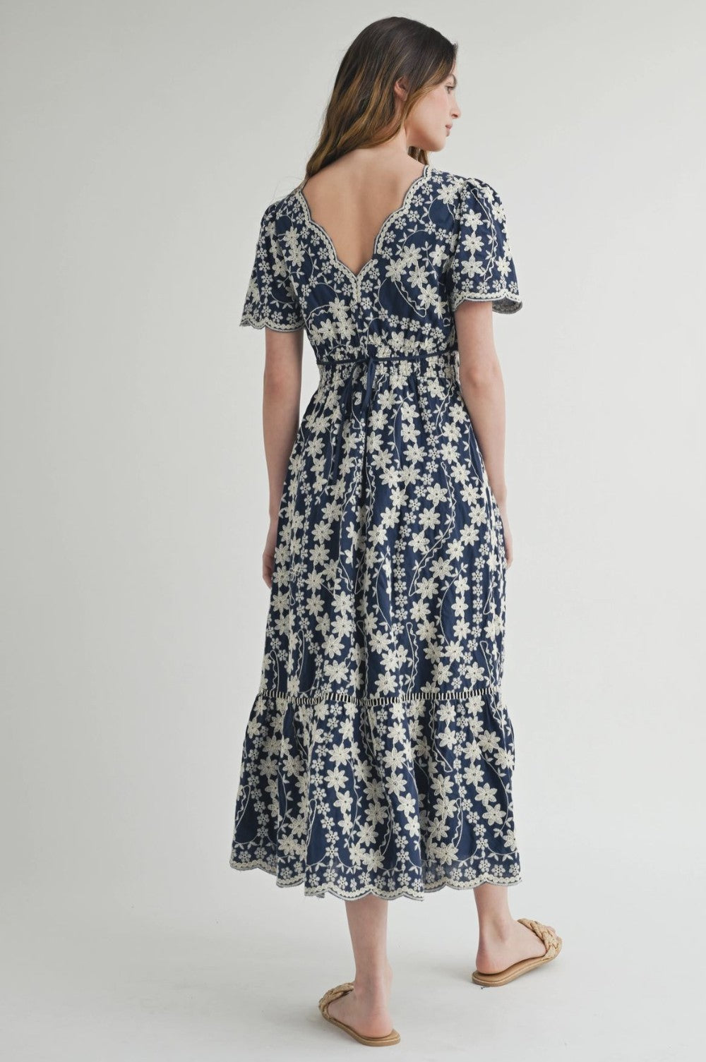 Chic Off-Shoulder Lace Dress|7368