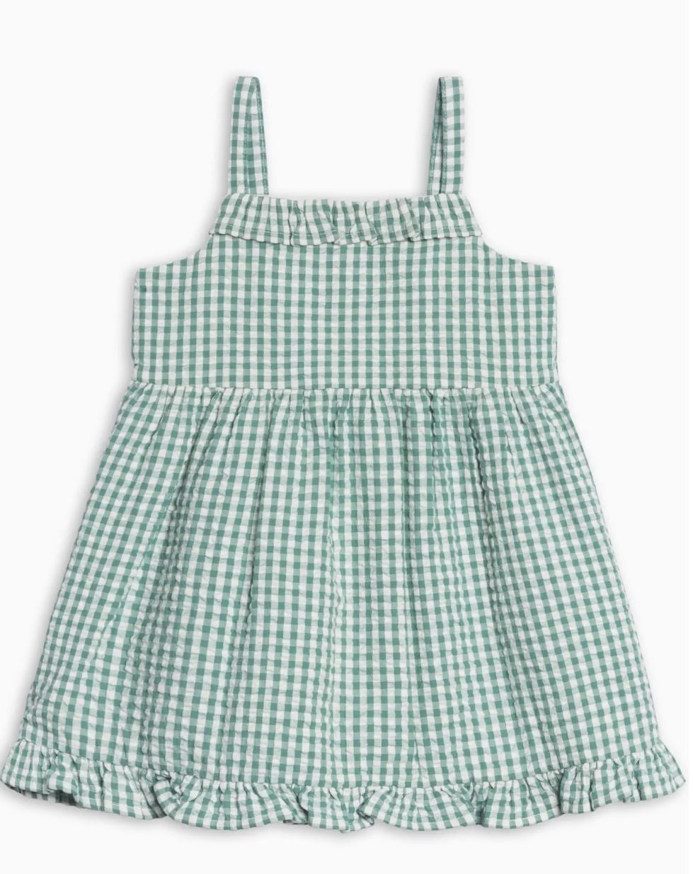 Juliette Seersucker Tank Dress- Laguna Gingham|7717
