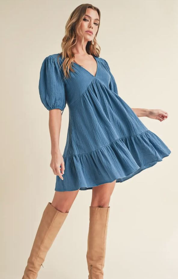 Penny Summer Dress - Azure|7783