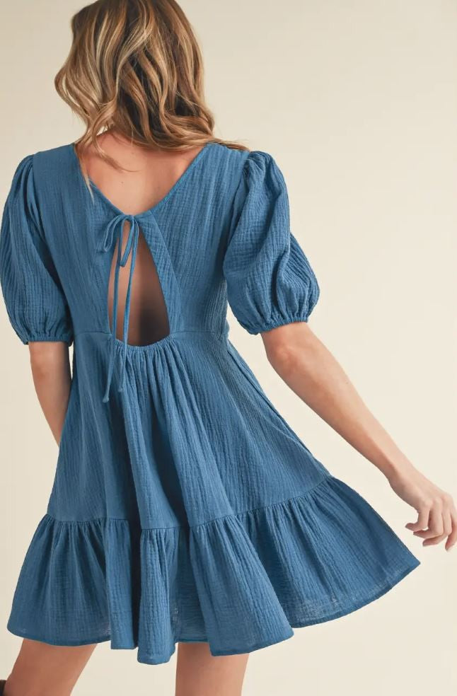 Penny Summer Dress - Azure|7784