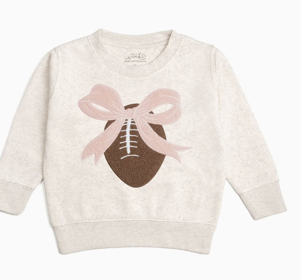 Coquette Football Patch Sweatshirt|8192