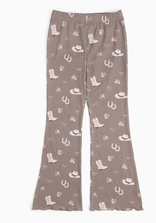 Howdy Darling Western Flare Leggings|8195