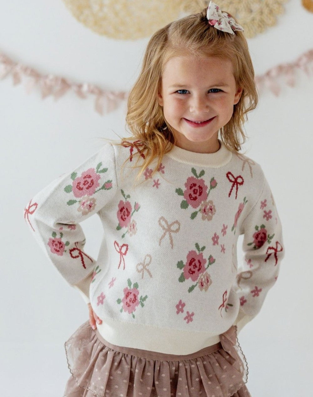 Coquette Rose Sweater|8200